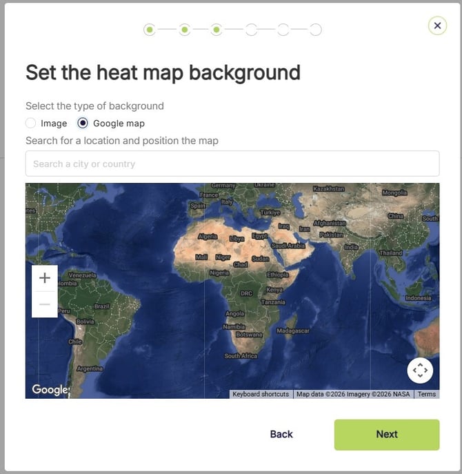 How do I create and manage heatmaps on a dashboard - Image 5