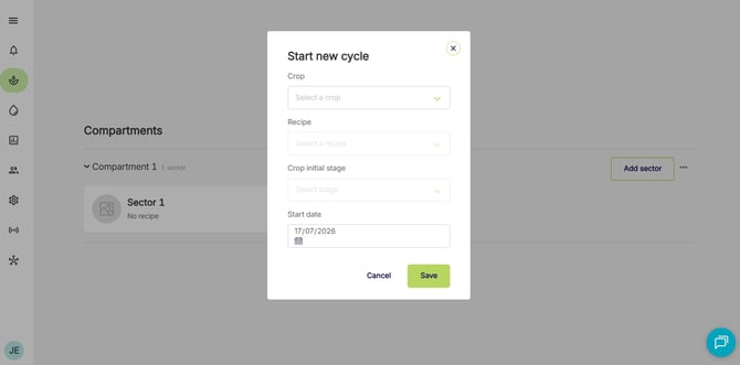 How do I start a crop cycle - Image 2