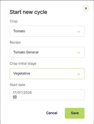 How do I start a crop cycle - Image 3
